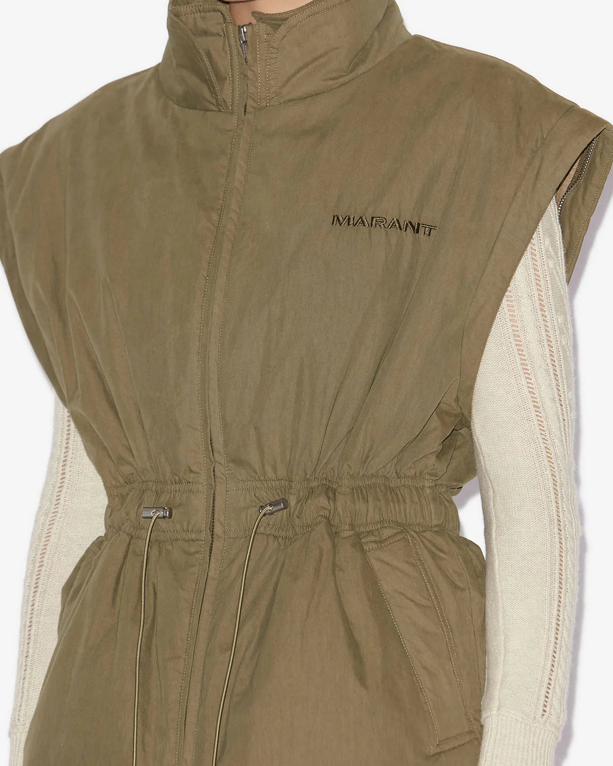 Marant Etoile Dastyni Coat in Khaki