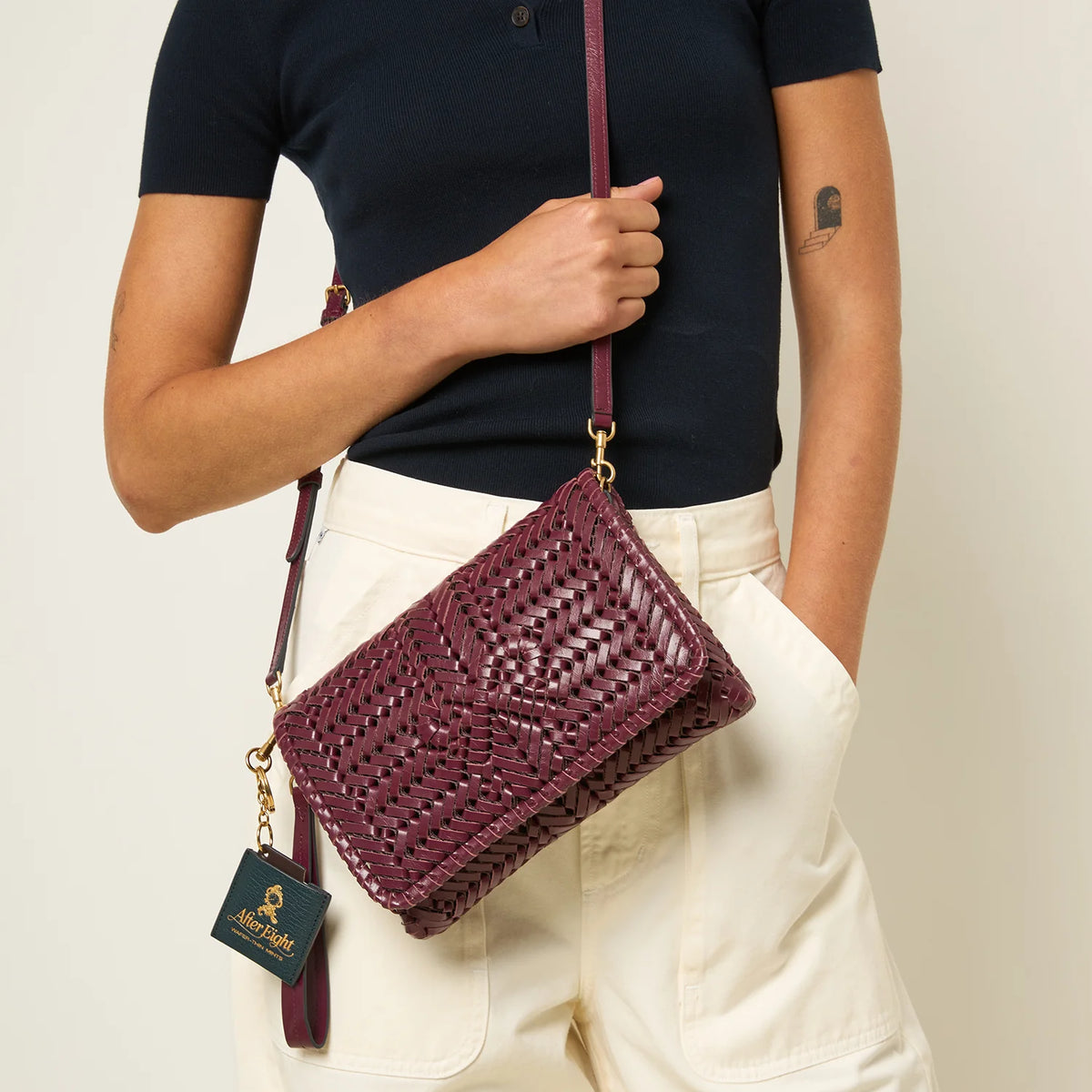 Anya Hindmarch The Neeson Crossbody in Orchid Vintage Calf