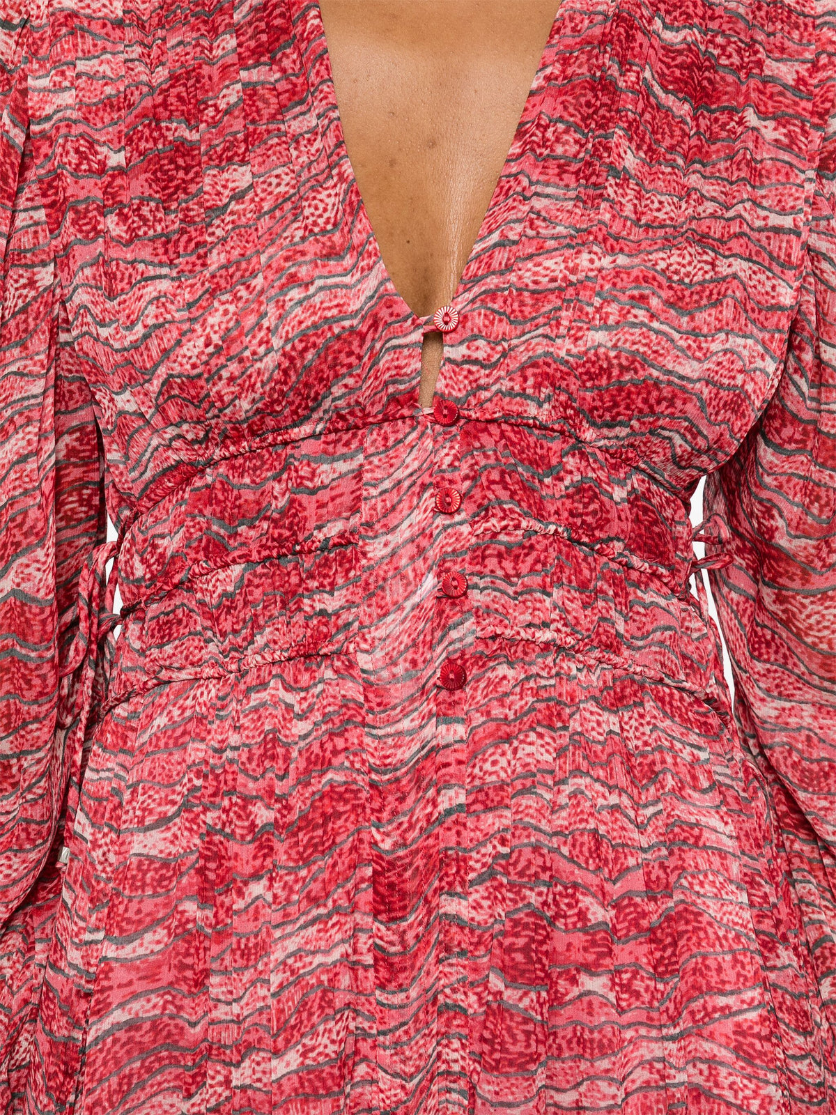 Marant Etoile Amara Dress in Red