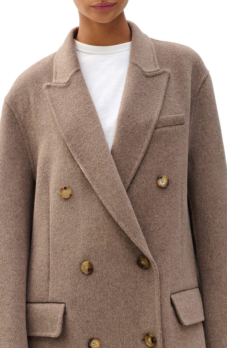 Rag & Bone Vasso Wool Coat in Taupe