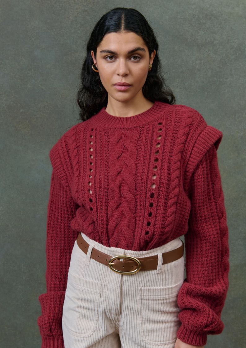 Louise Misha Anika Knit in Grape