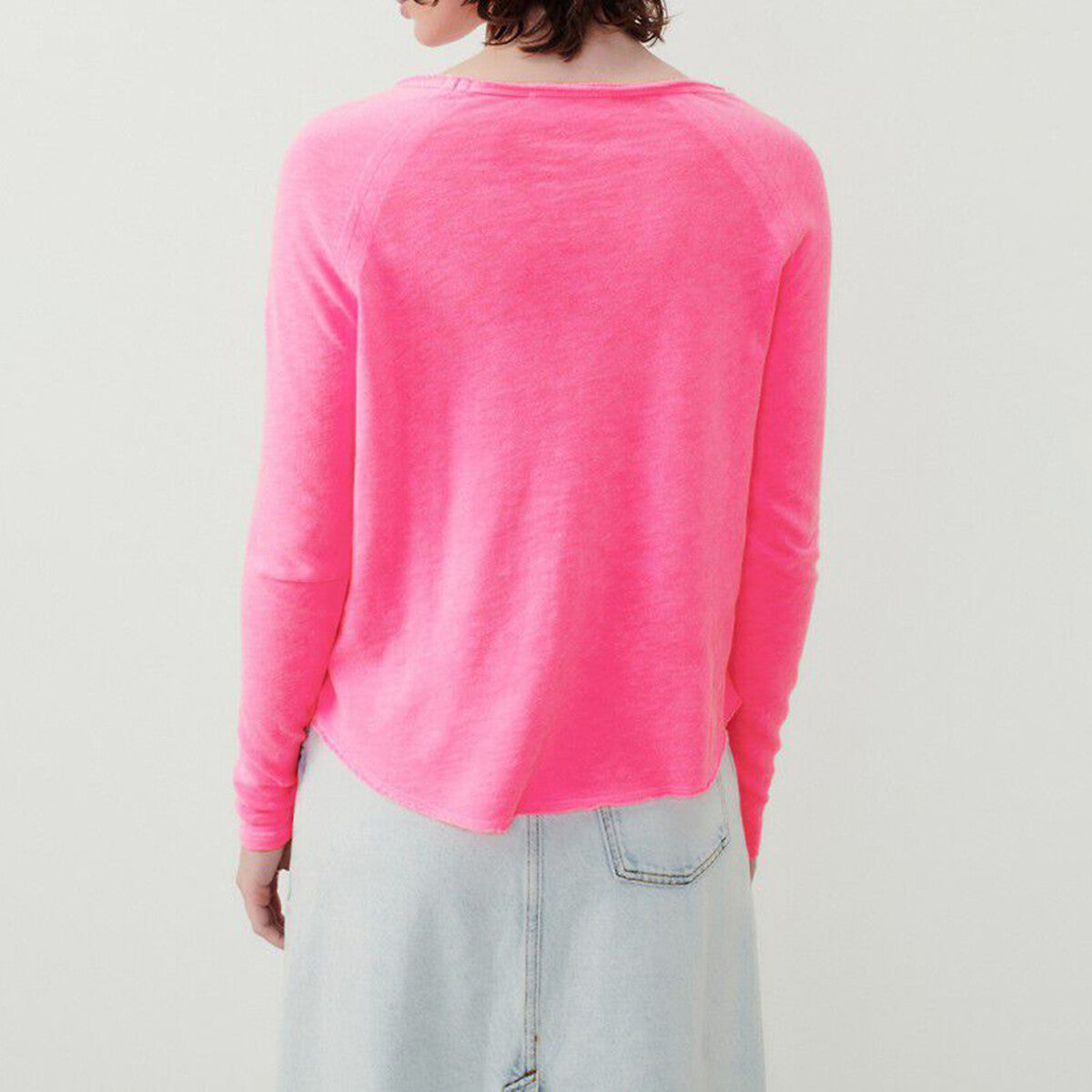 American Vintage Sonoma 31 LS Rd Neck in Pink Acid Fluo