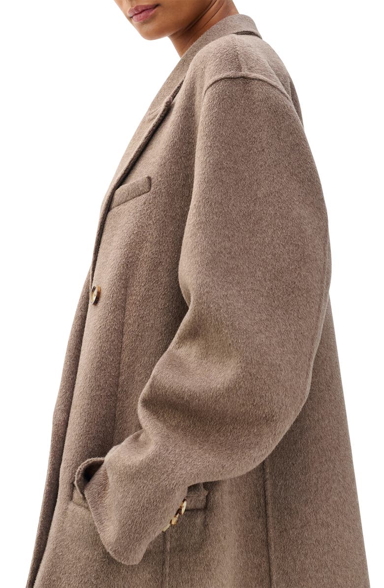 Rag & Bone Vasso Wool Coat in Taupe