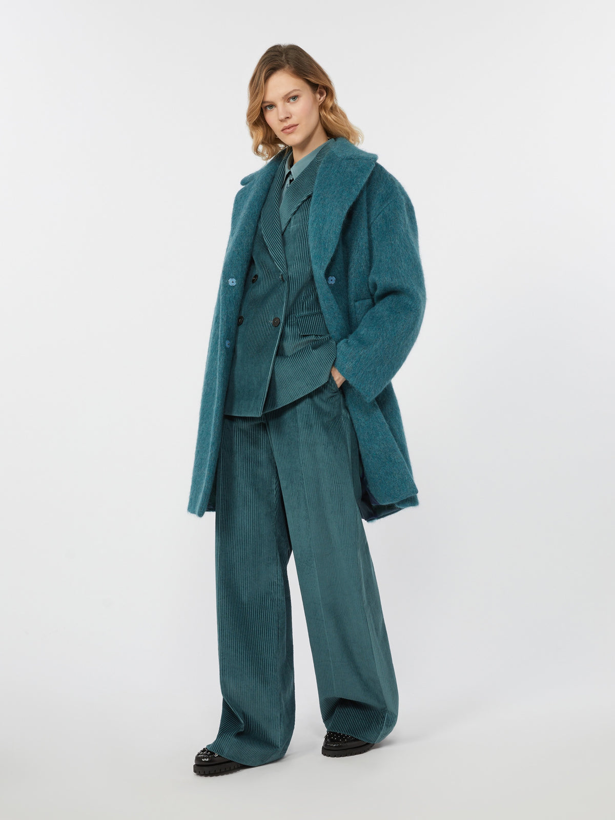 Weekend Max Mara Rada Coat in Oil