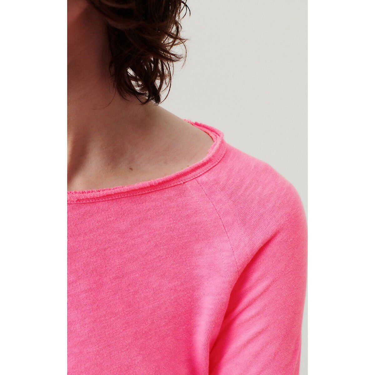American Vintage Sonoma 31 LS Rd Neck in Pink Acid Fluo