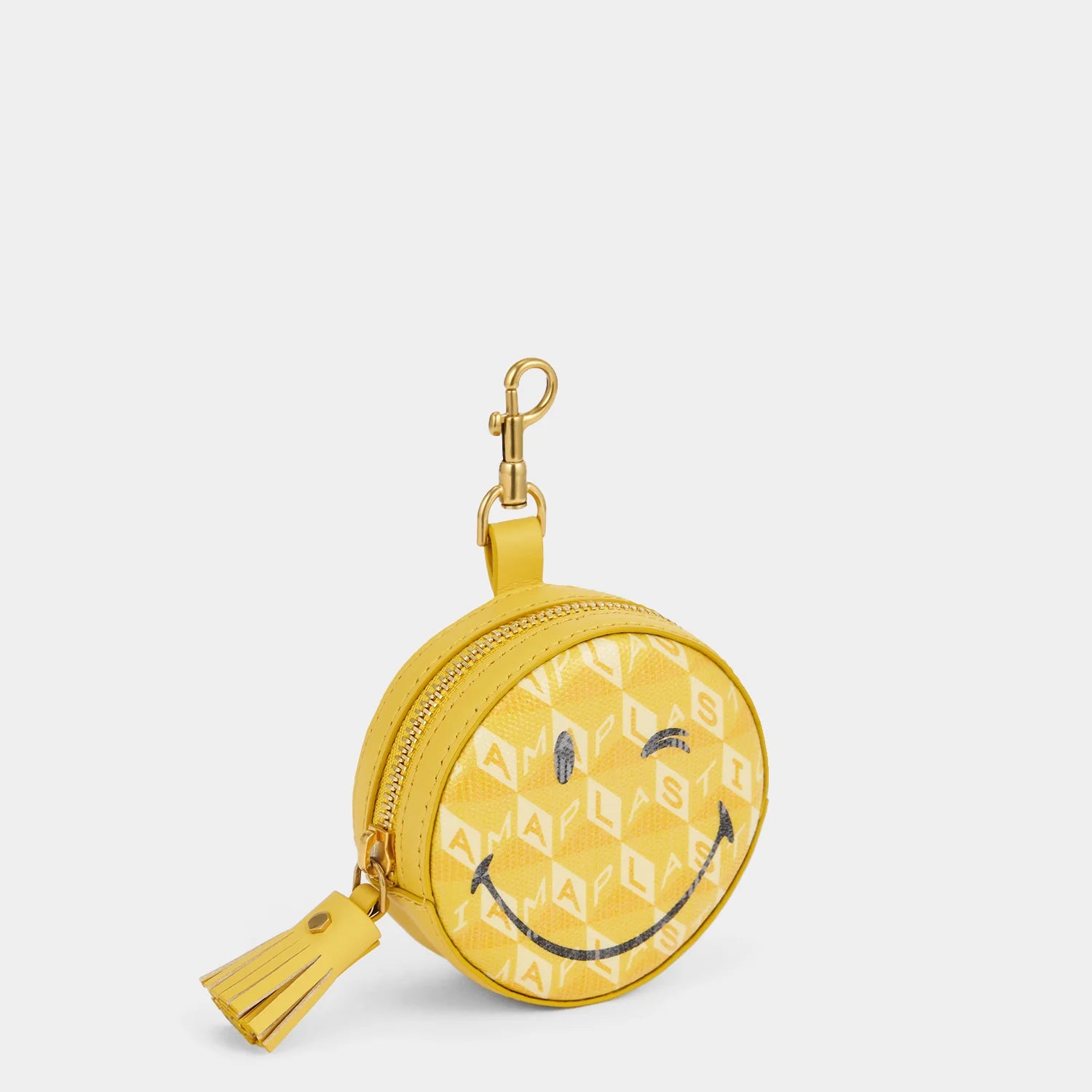 Anya Hindmarch Ear Pods Pouch Wink in Lemon