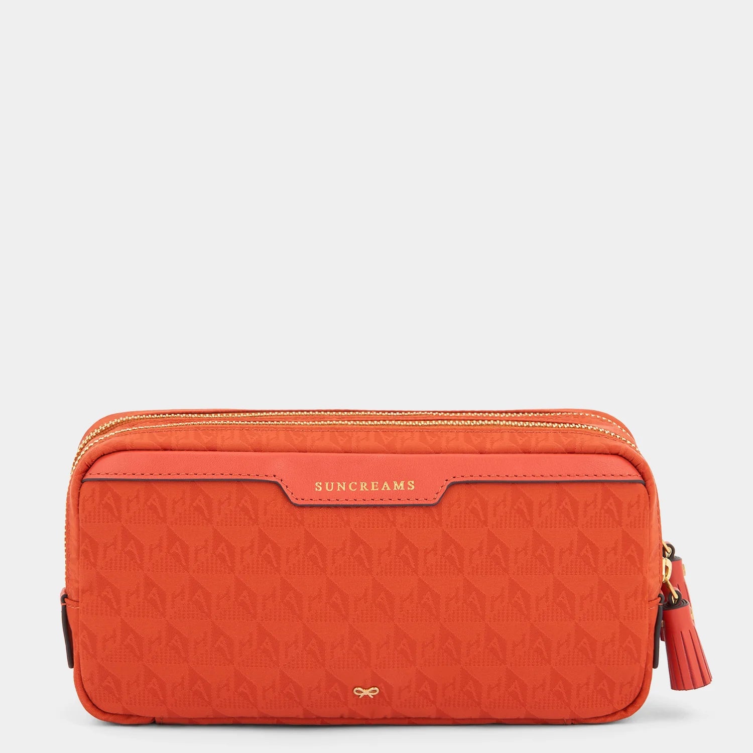 Anya Hindmarch Beach Things Pouch in Burnt Sienna