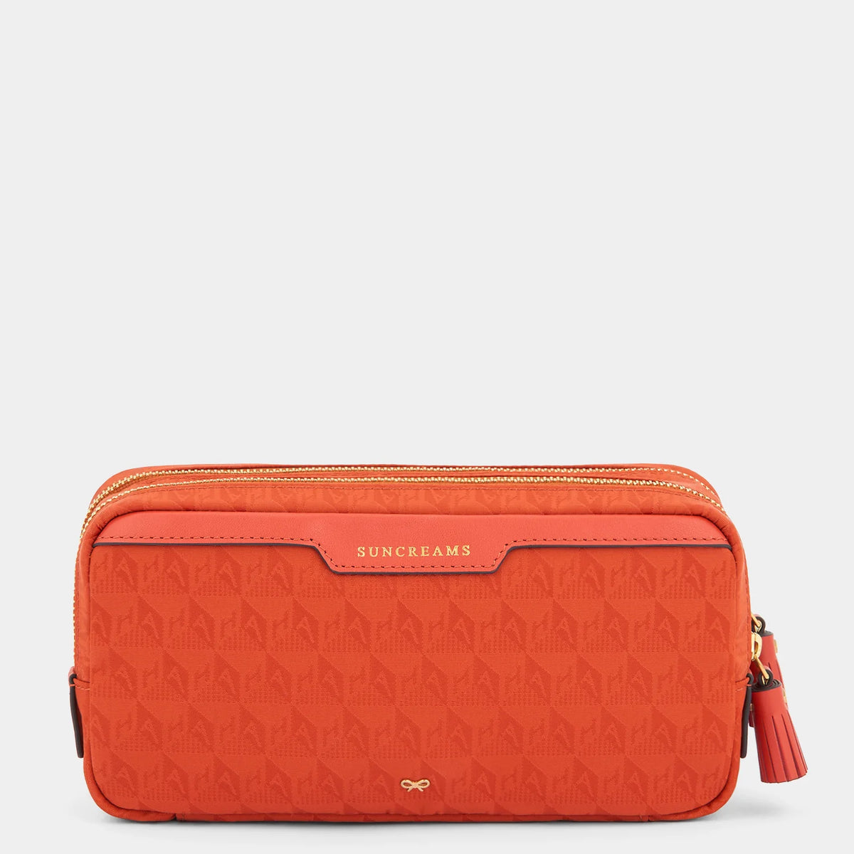 Anya Hindmarch Beach Things Pouch in Burnt Sienna