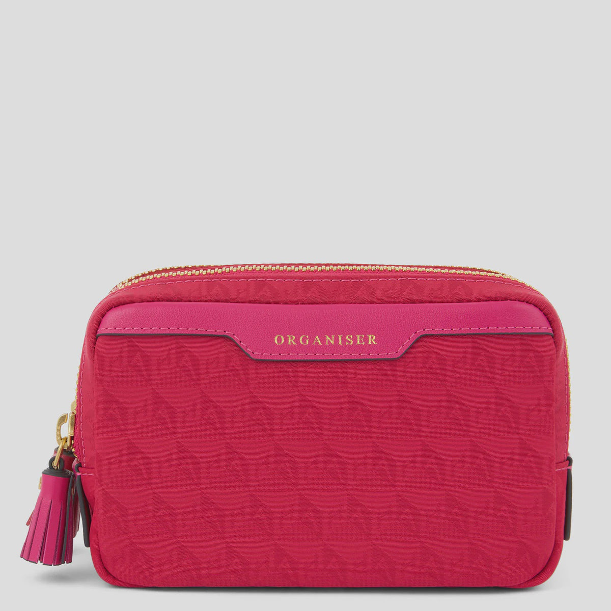 Anya Hindmarch Organiser Duo Pouch in Magenta