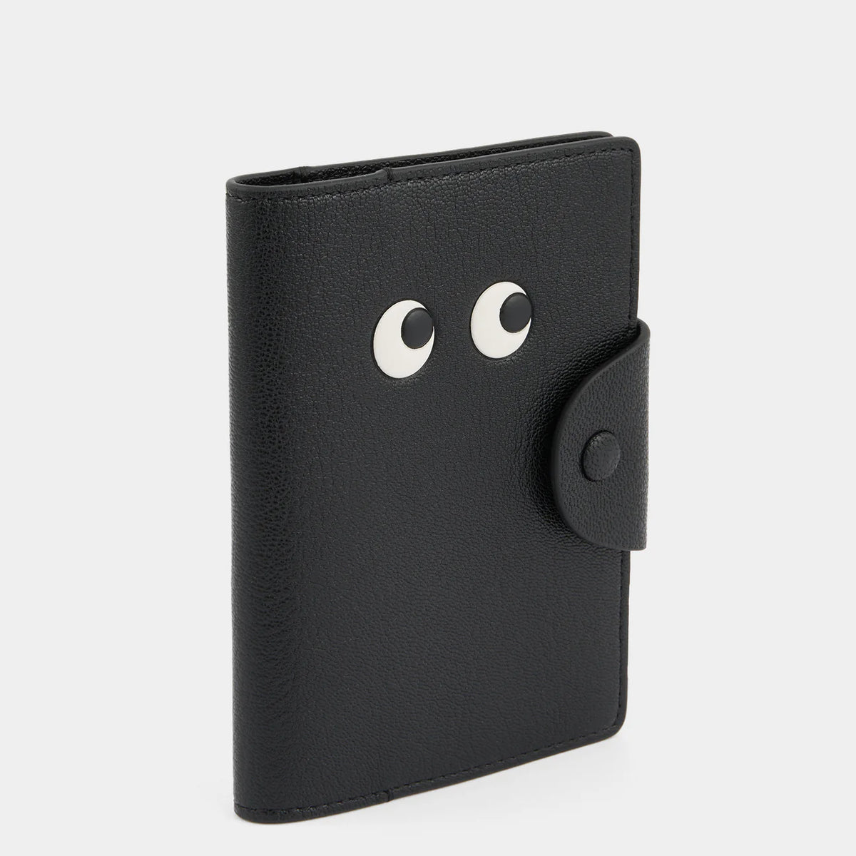Anya Hindmarch Passport Case Eyes in Black
