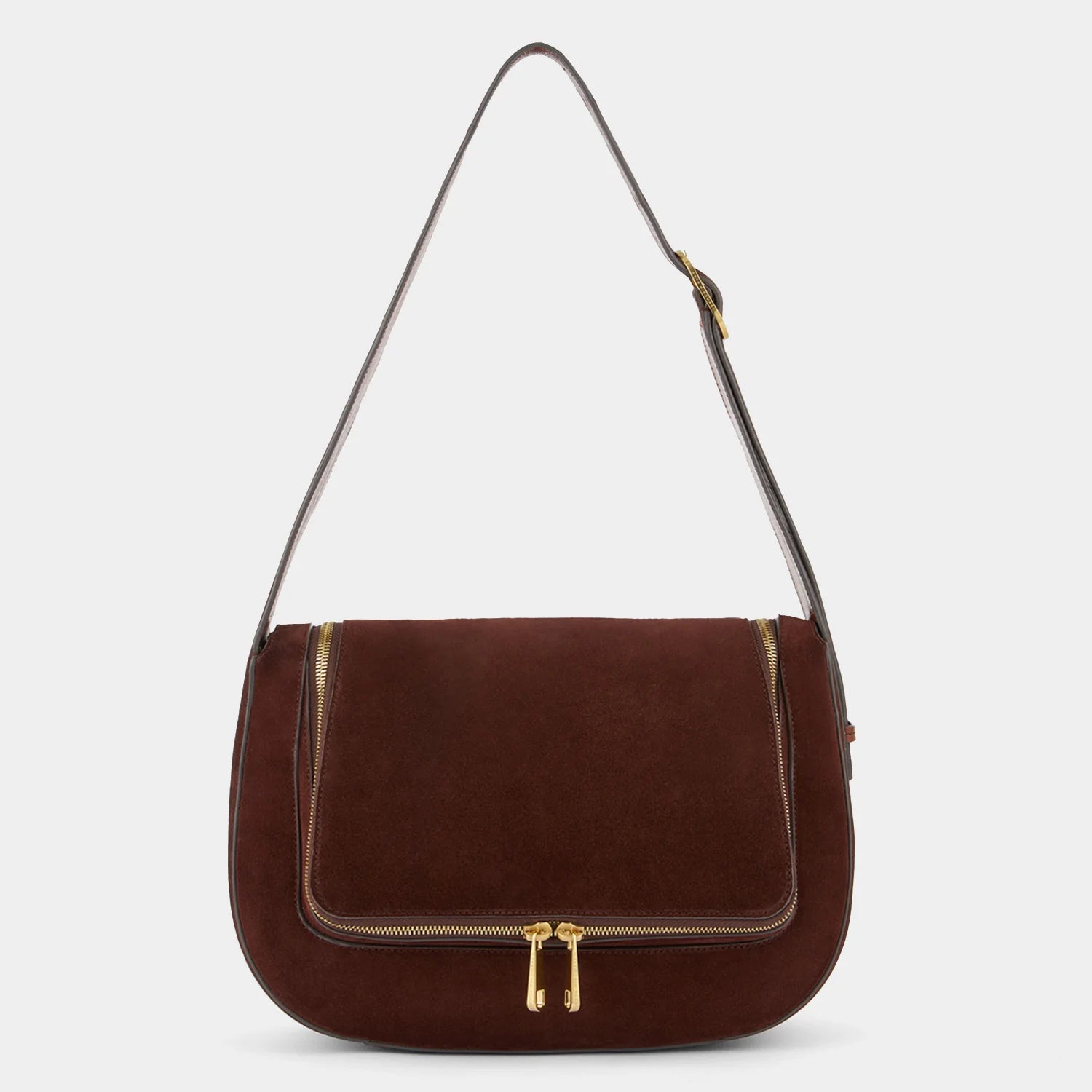 Anya Hindmarch Vere in Dark Cedar Suede