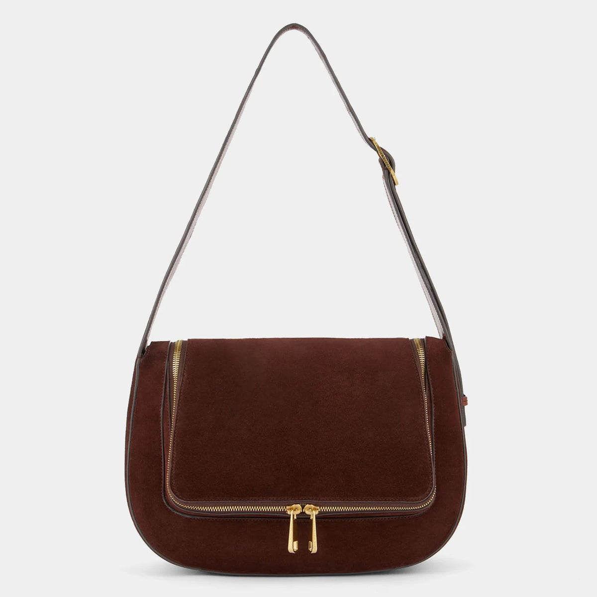 Anya Hindmarch Vere in Dark Cedar Suede
