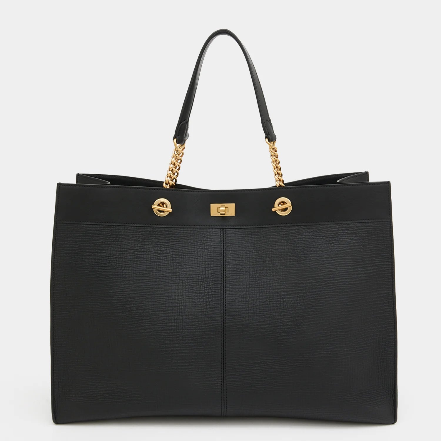 Anya Hindmarch Mortimer Tote Eyelet in Black