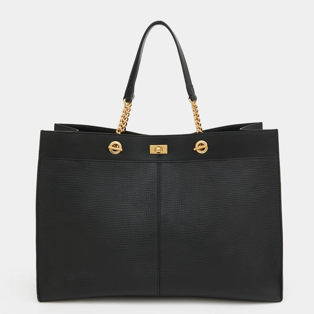 Anya Hindmarch Mortimer Tote Eyelet in Black
