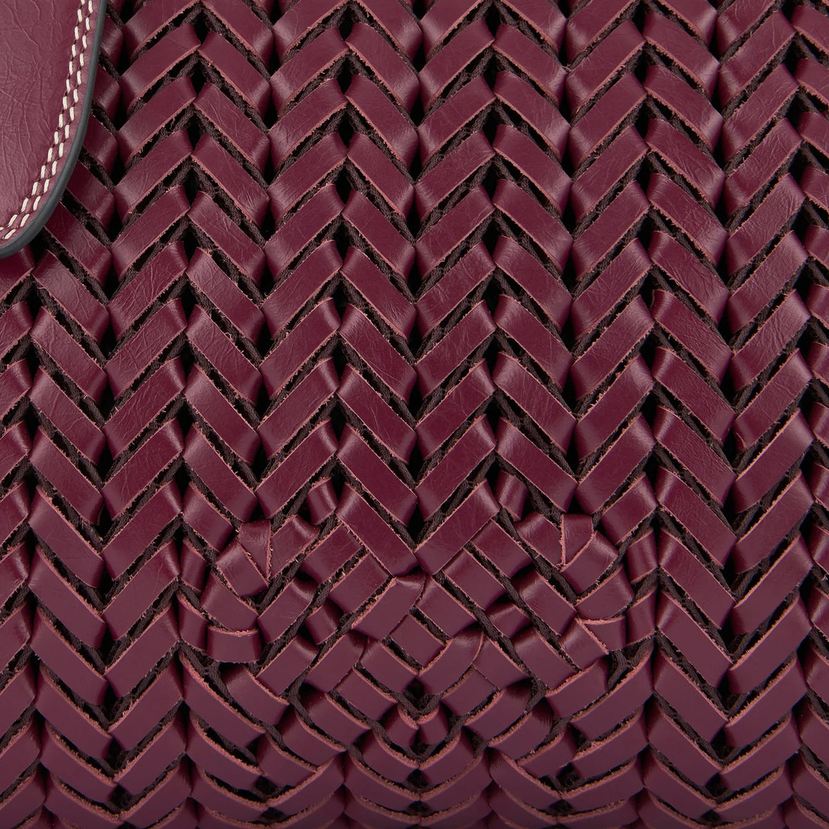 Anya Hindmarch The Neeson Square Tote Small in Orchid Vintage Calf