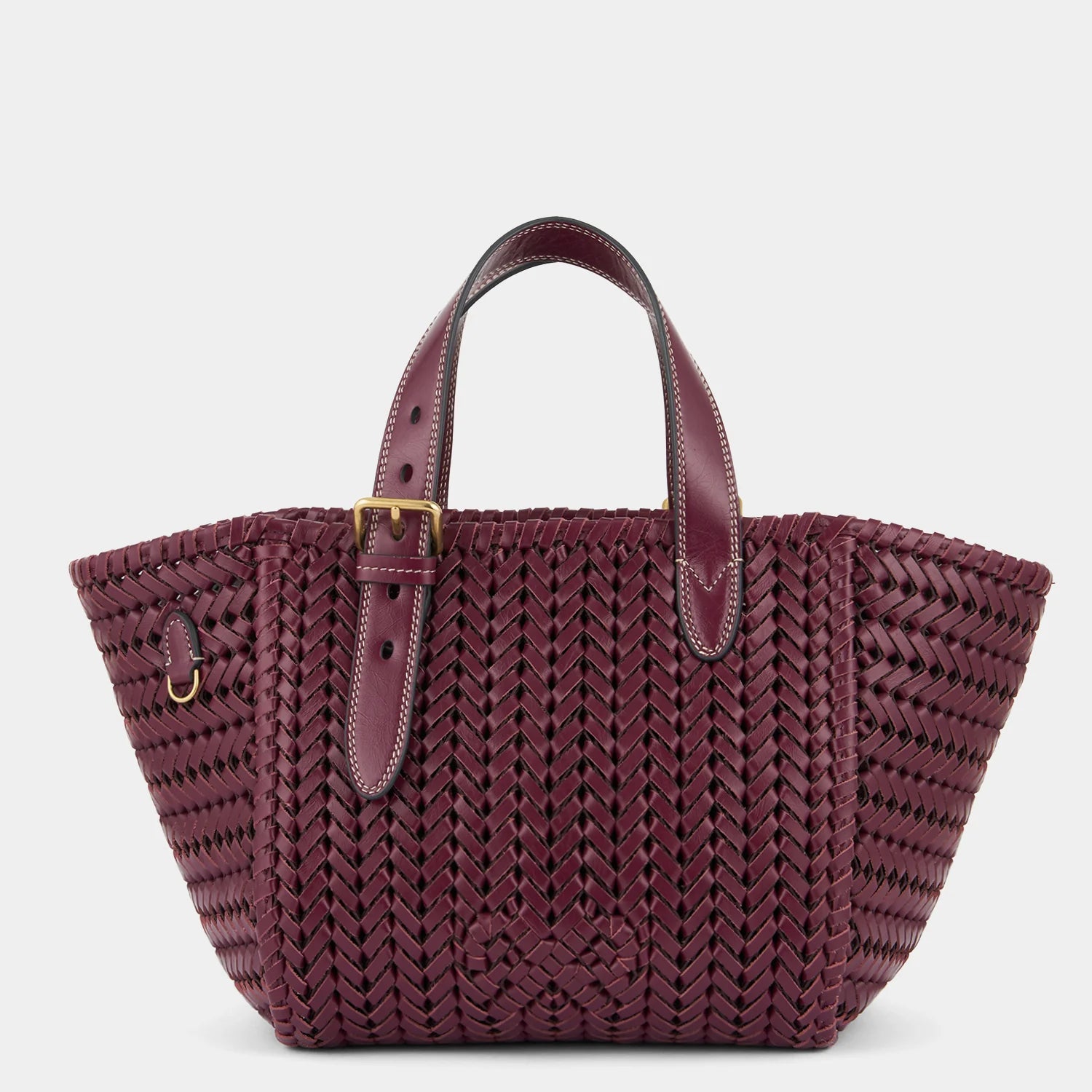 Anya Hindmarch The Neeson Square Tote Small in Orchid Vintage Calf