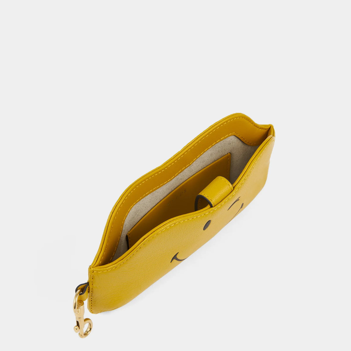 Anya Hindmarch Sunglasses Holder in Mustard
