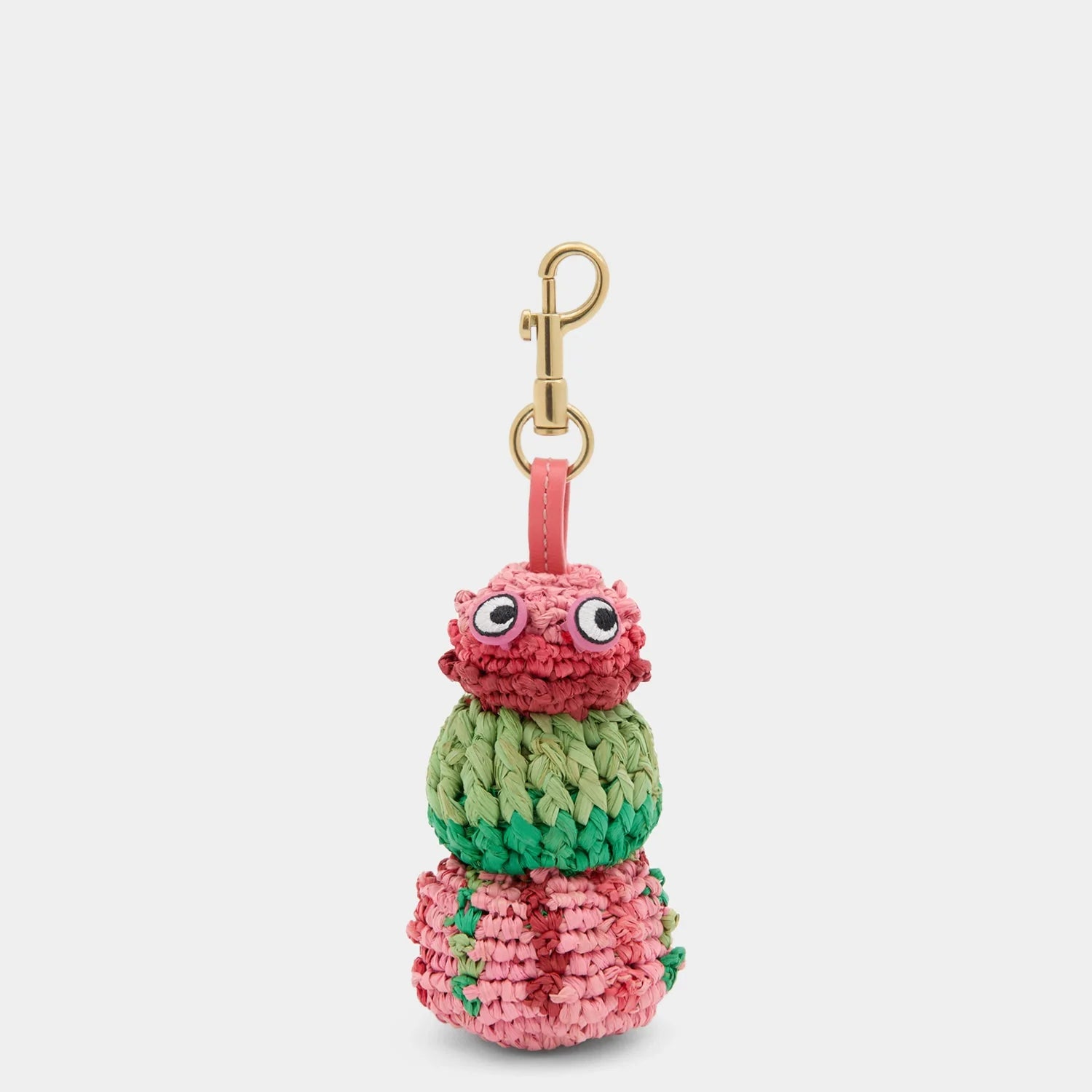 Anya Hindmarch Charm Sea Urchin in Shrimp Raffia