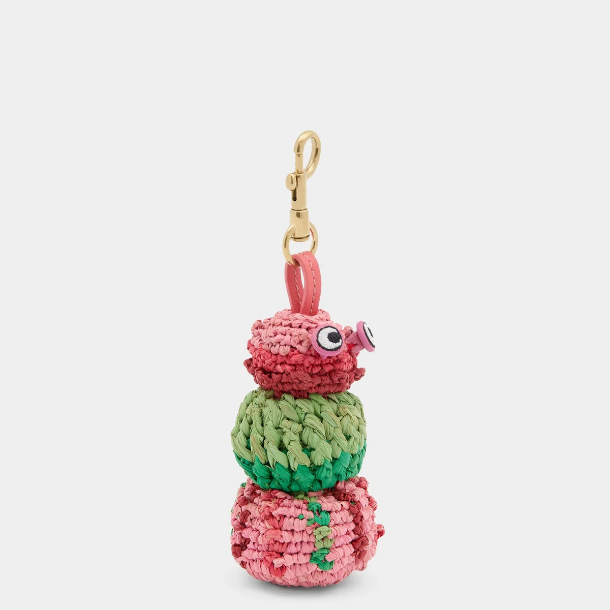 Anya Hindmarch Charm Sea Urchin in Shrimp Raffia