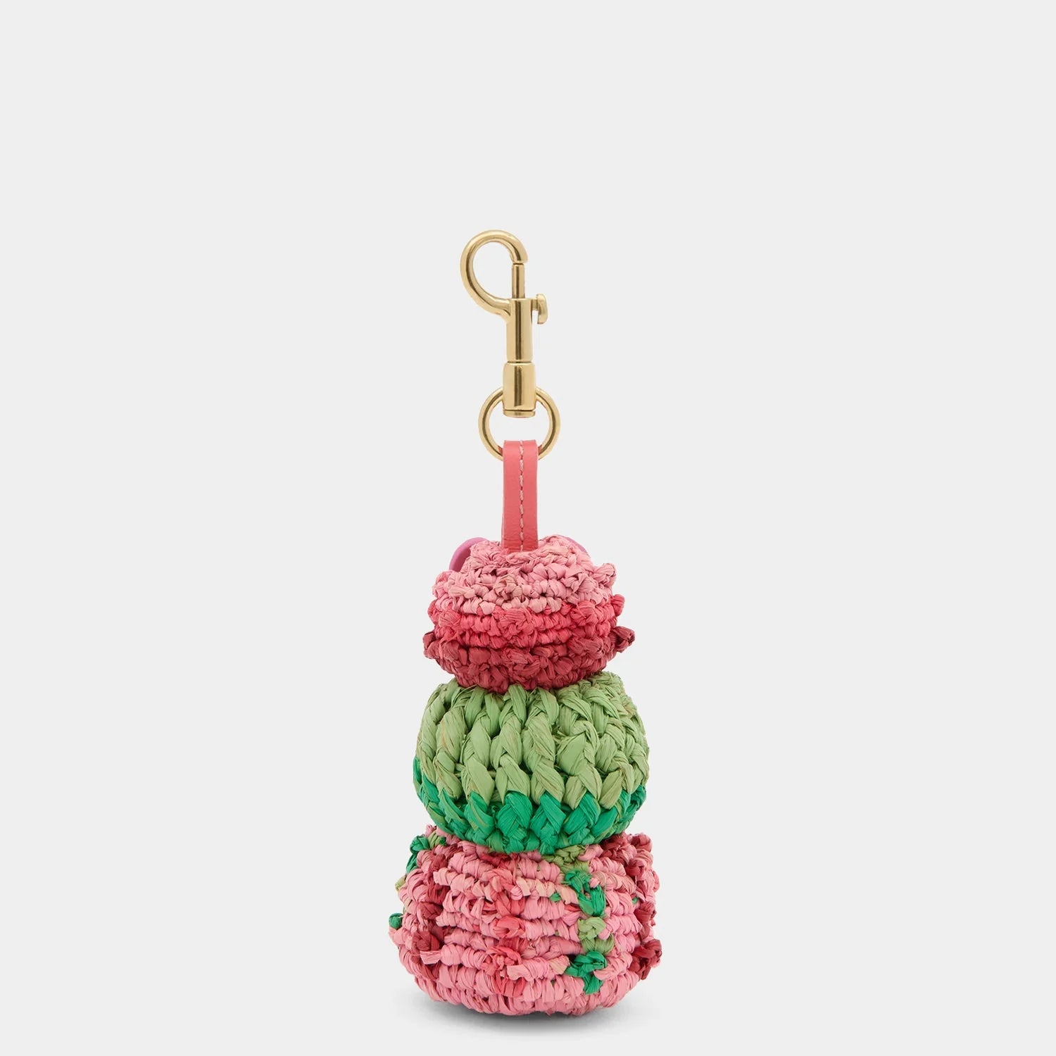 Anya Hindmarch Charm Sea Urchin in Shrimp Raffia