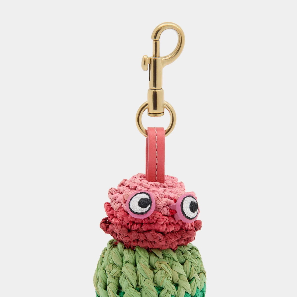 Anya Hindmarch Charm Sea Urchin in Shrimp Raffia