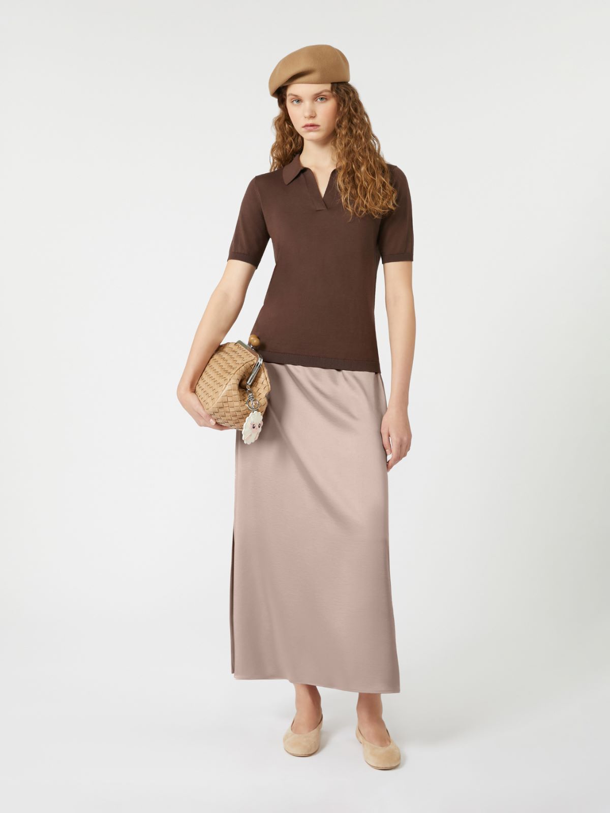 Weekend Max Mara Angelo Skirt in Light Brown
