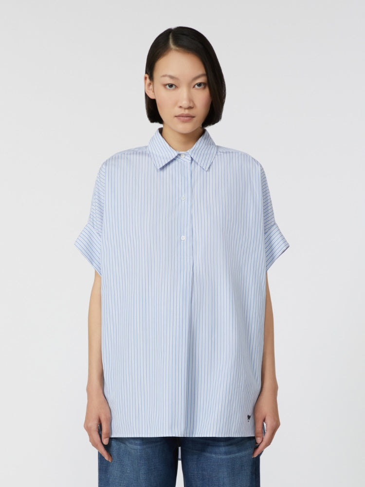 Weekend Max Mara Ardea Shirt in Light Blue Stripe