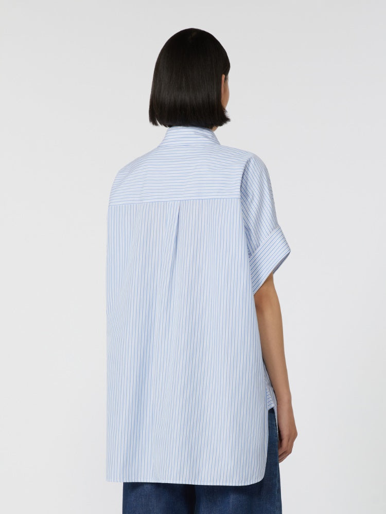 Weekend Max Mara Ardea Shirt in Light Blue Stripe