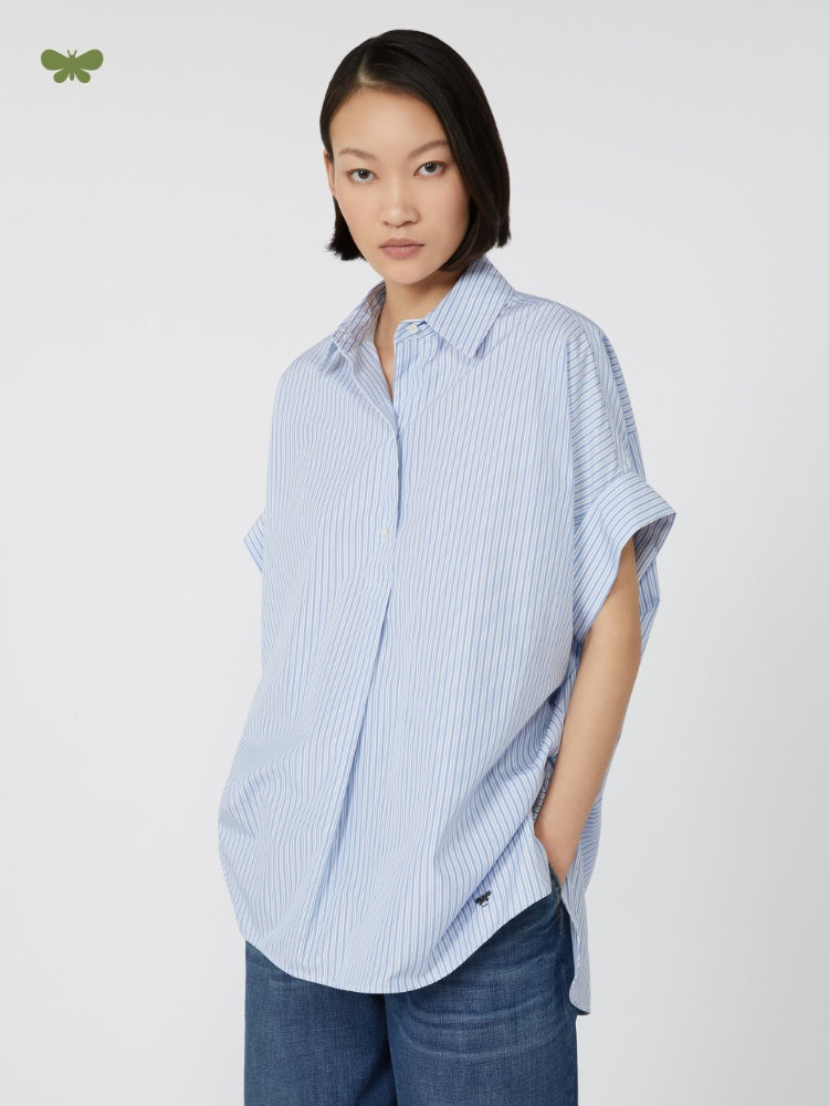 Weekend Max Mara Ardea Shirt in Light Blue Stripe