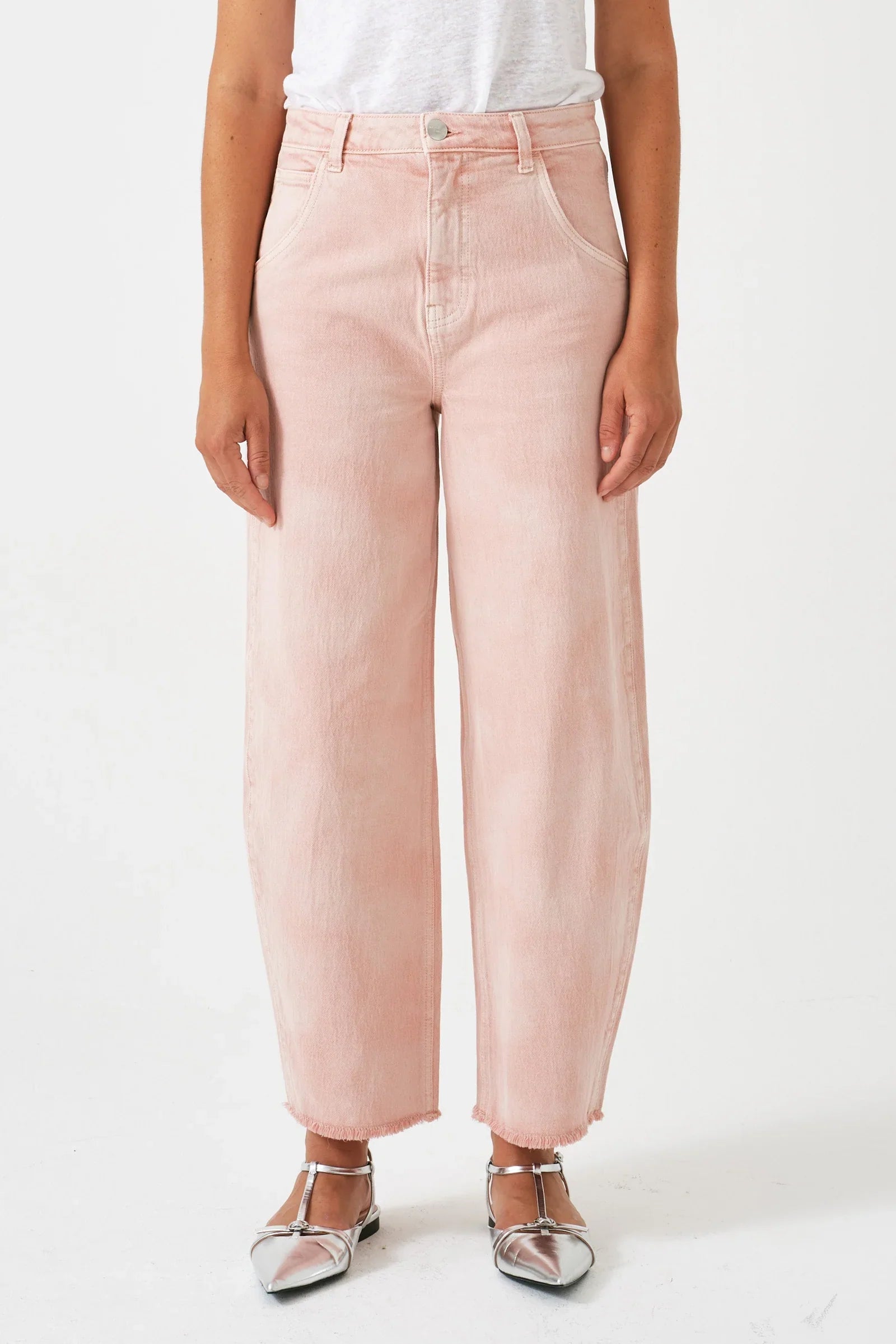 S&M Bo Jeans in Cloudy Peony Pink