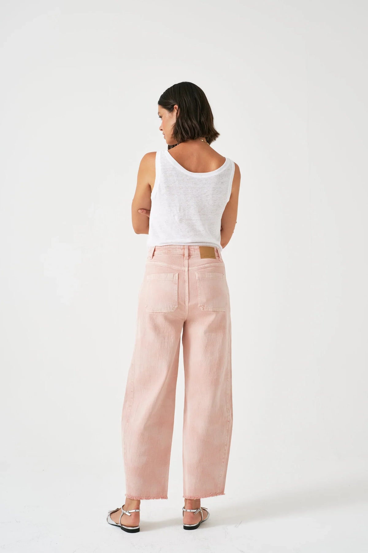 S&M Bo Jeans in Cloudy Peony Pink