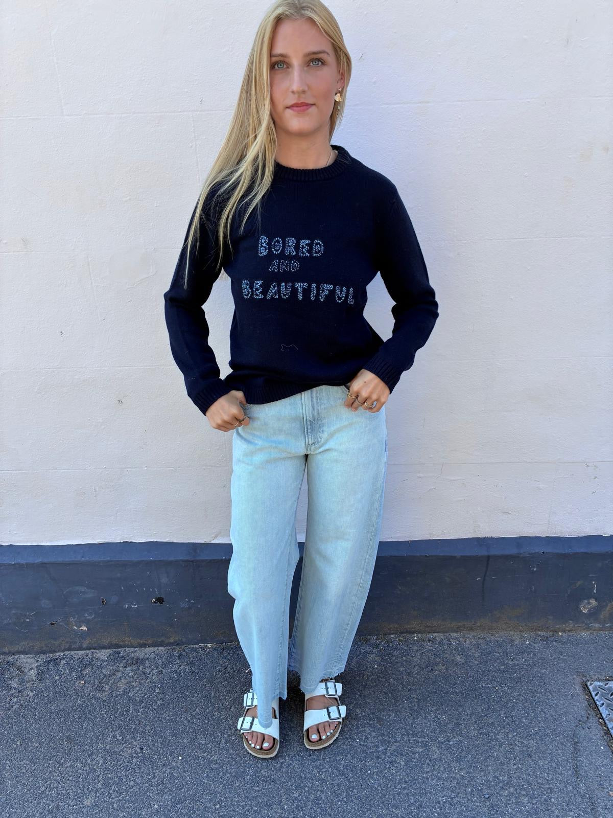 Bella Freud Beautiful Jumper in Navy