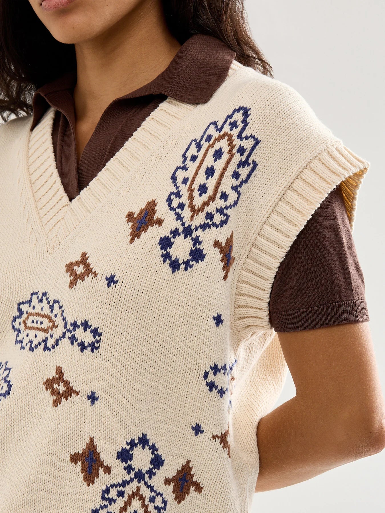 Weekend Max Mara Crusca Knit in Ivory Jacquard
