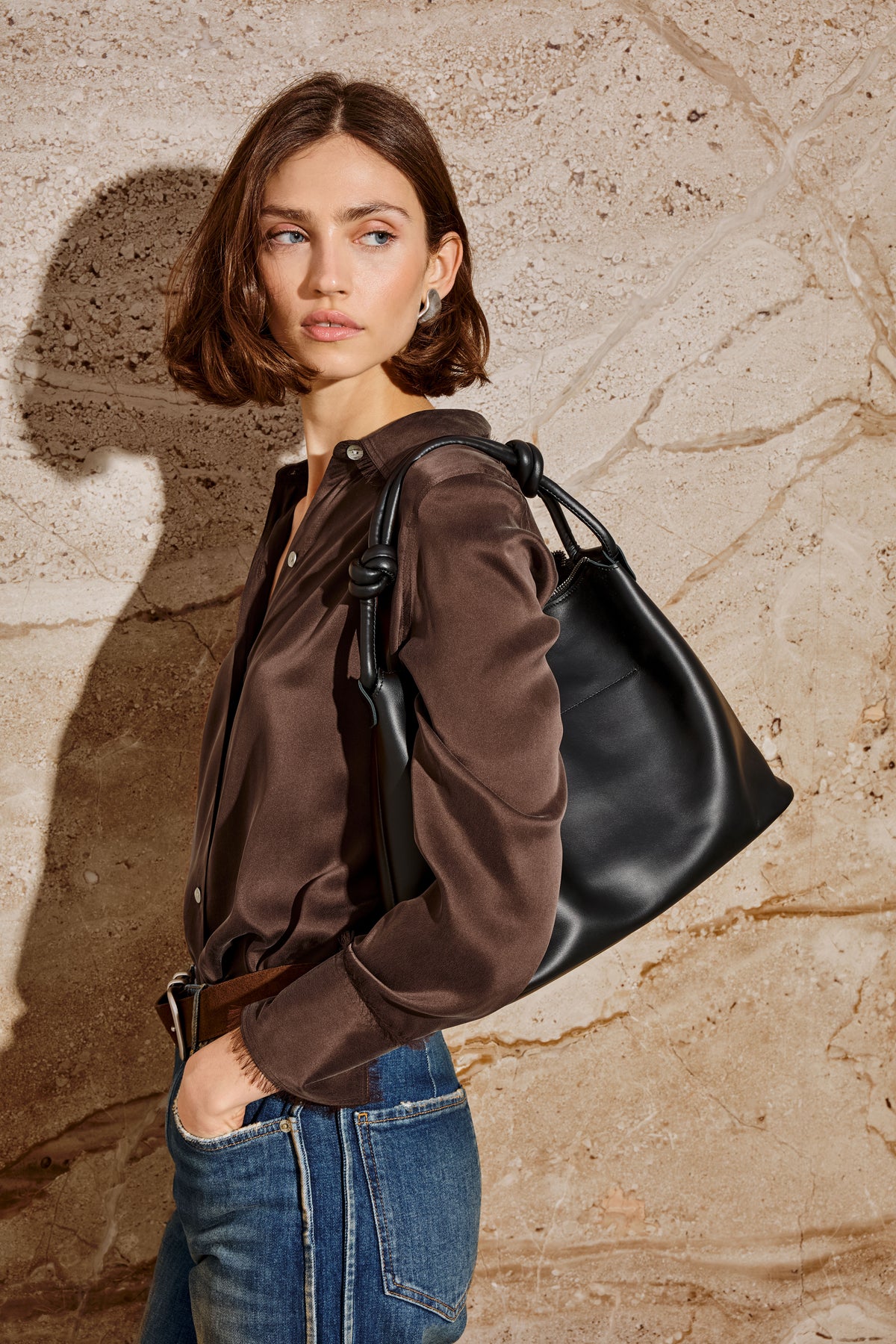 RAILS Abbey Shirt in Espresso