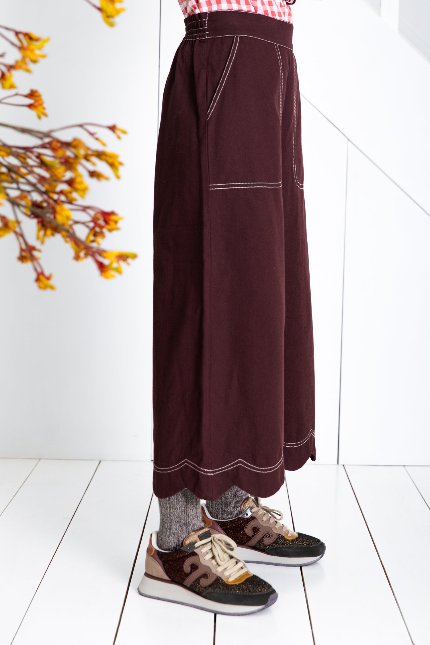Bonte Aide Trousers in Chocolate