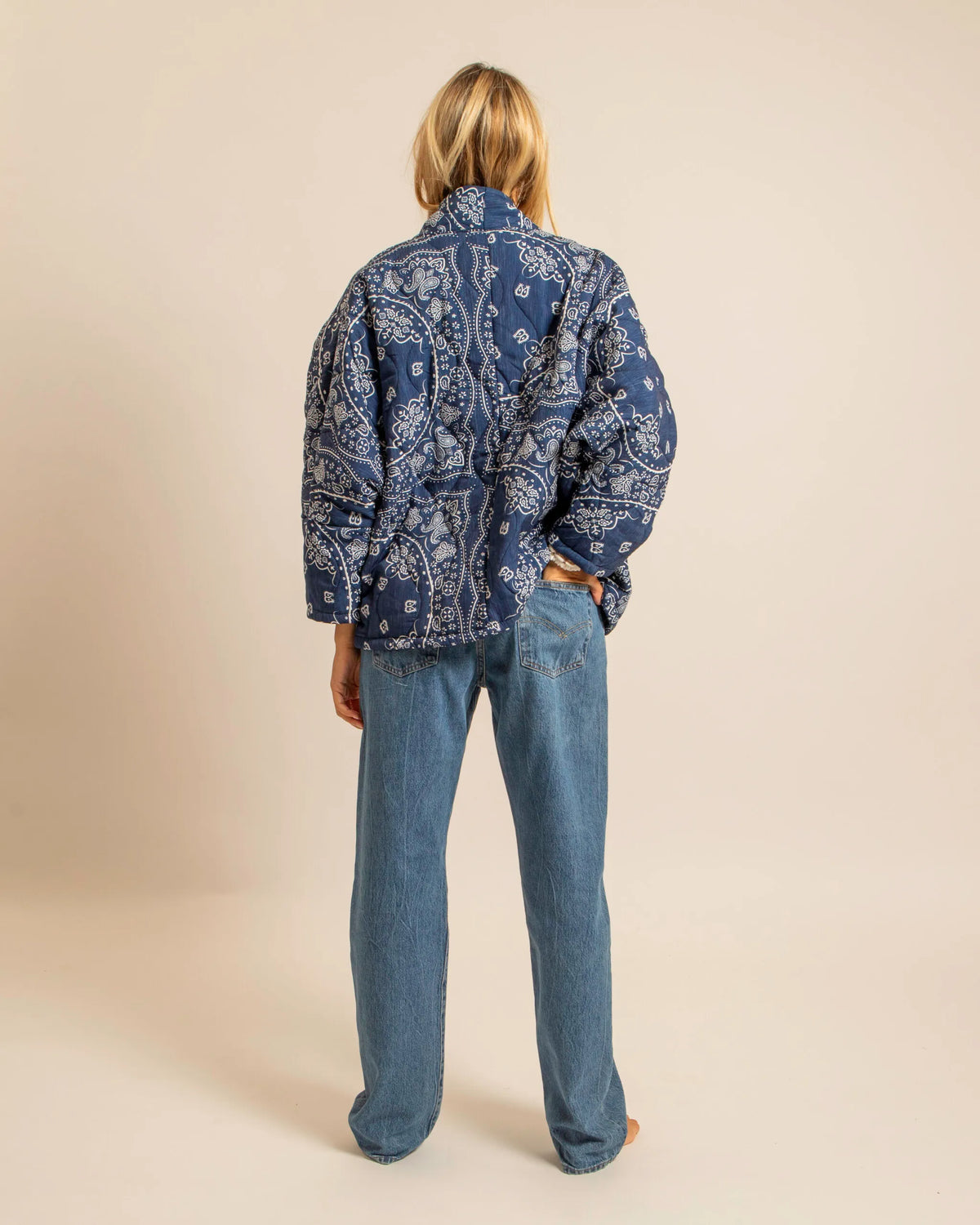 Aokyanos Chicago Bandana Jacket in Navy