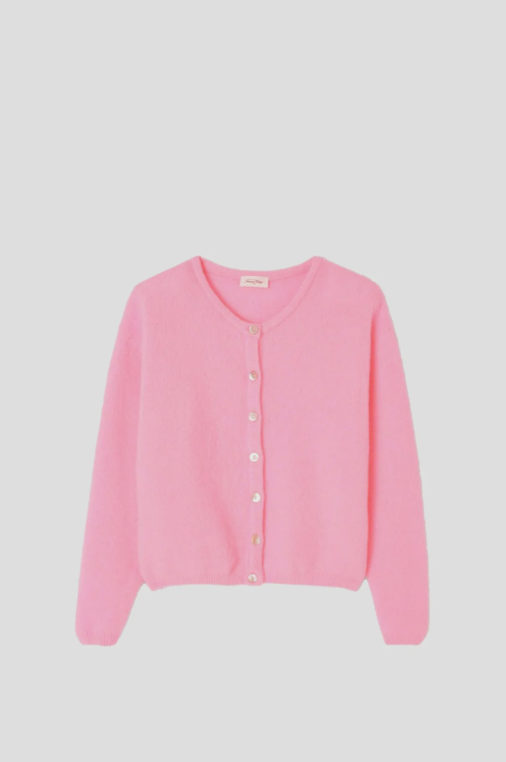 American Vintage Vitow Knit Cardi in Rose Chine
