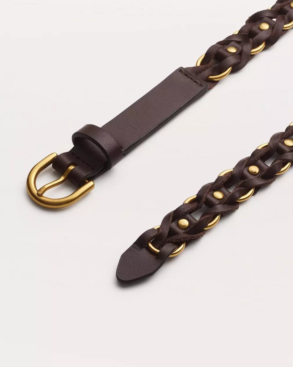 Rag & Bone Aria Chain Belt in Dark Espresso