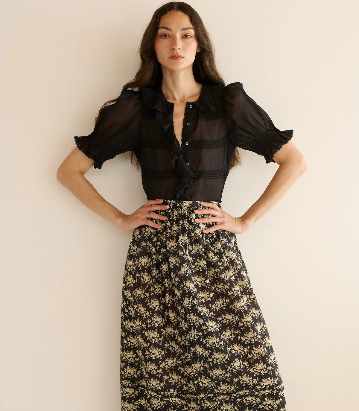 DÔEN Balsam Top in Black