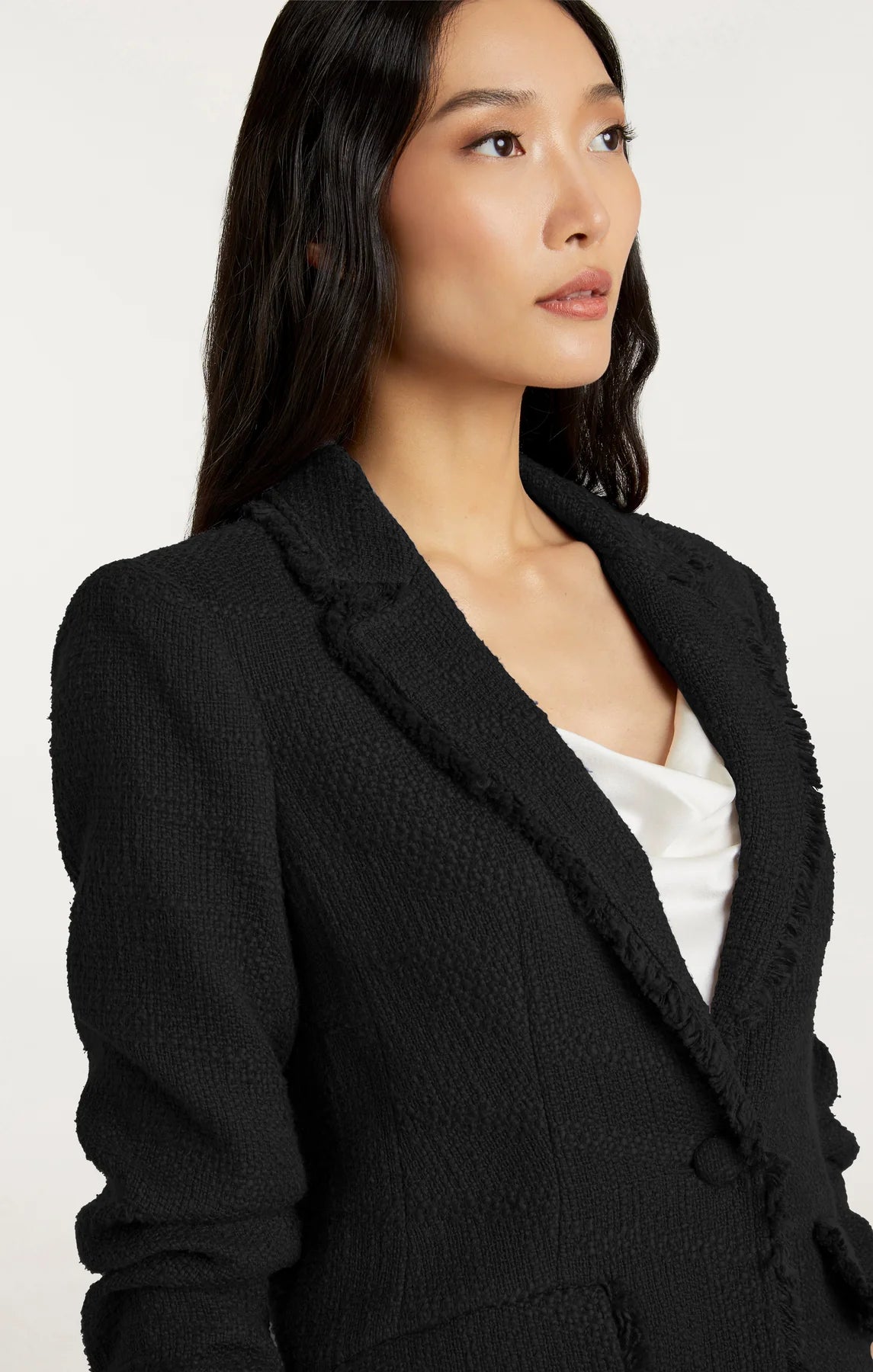 Cinq à Sept Khloe Boucle Blazer in Black