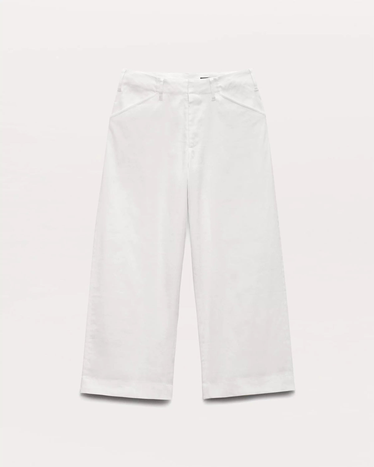 R&B Banks Linen Pant in White