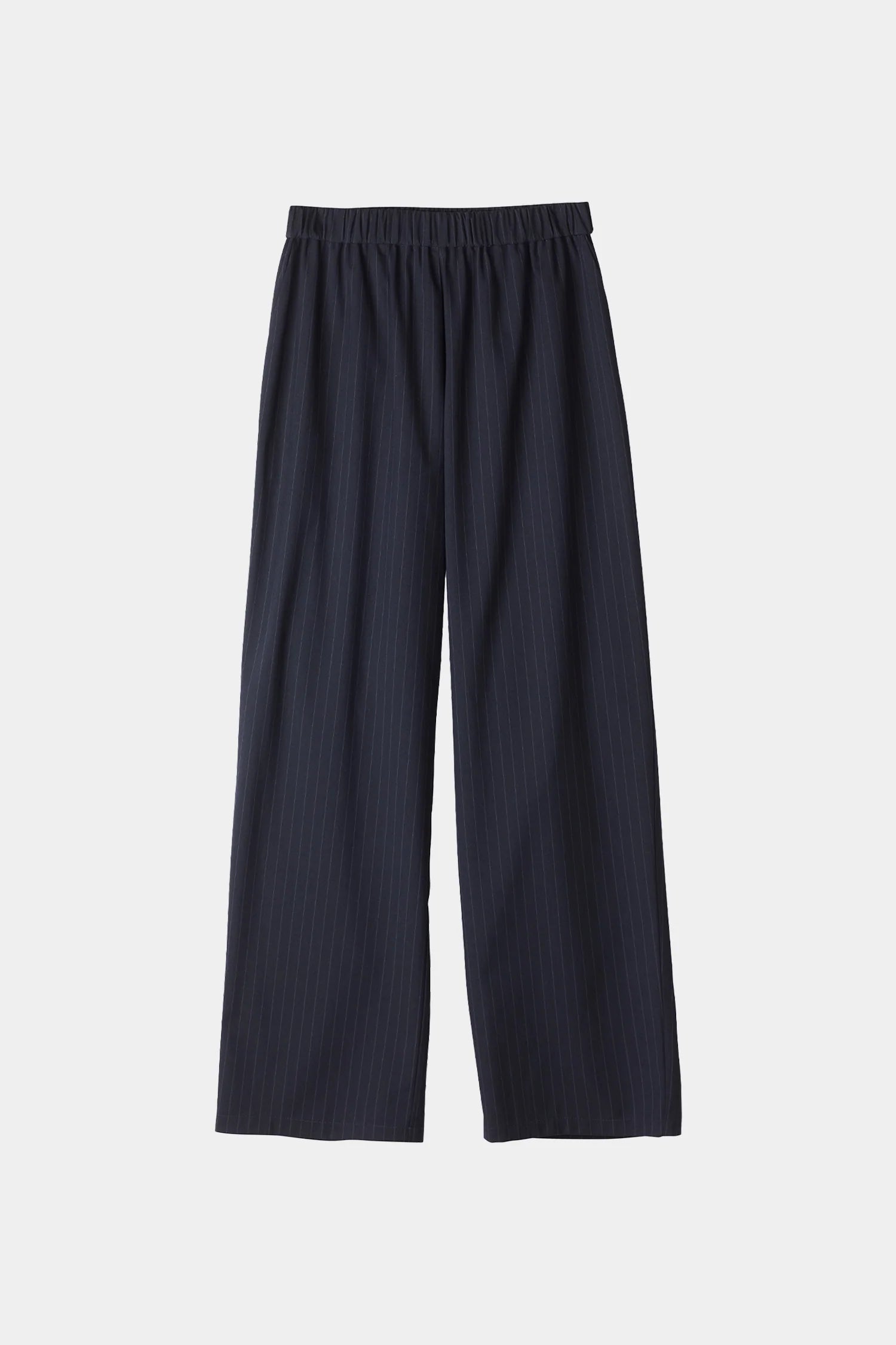 Style In Belicia Trousers in Navy Pinstripe