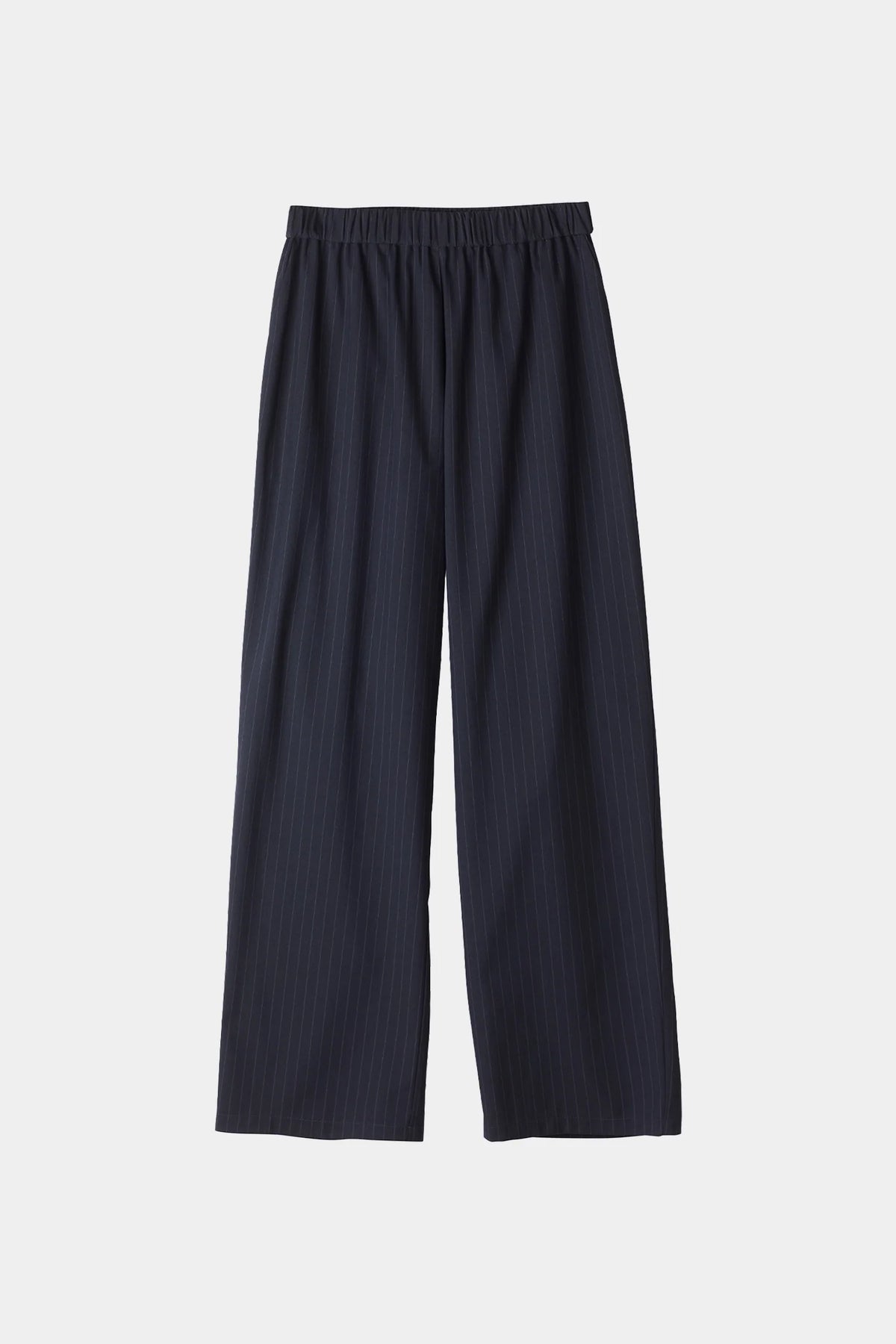 Style In Belicia Trousers in Navy Pinstripe