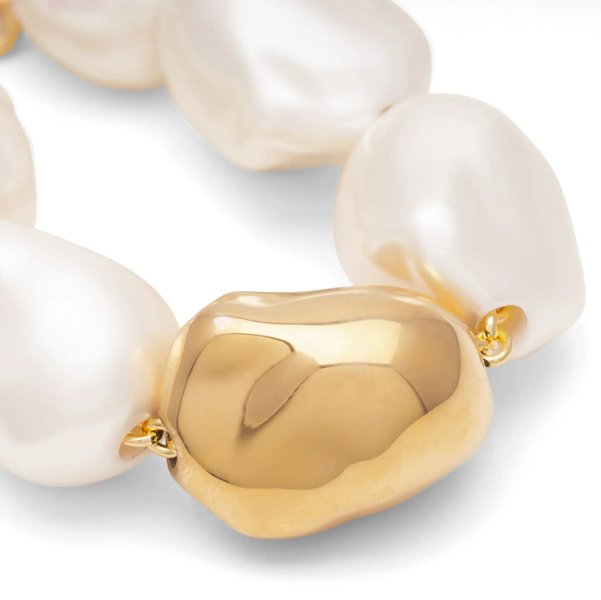 Vanessa Baroni Big Organic Pearl Bracelet