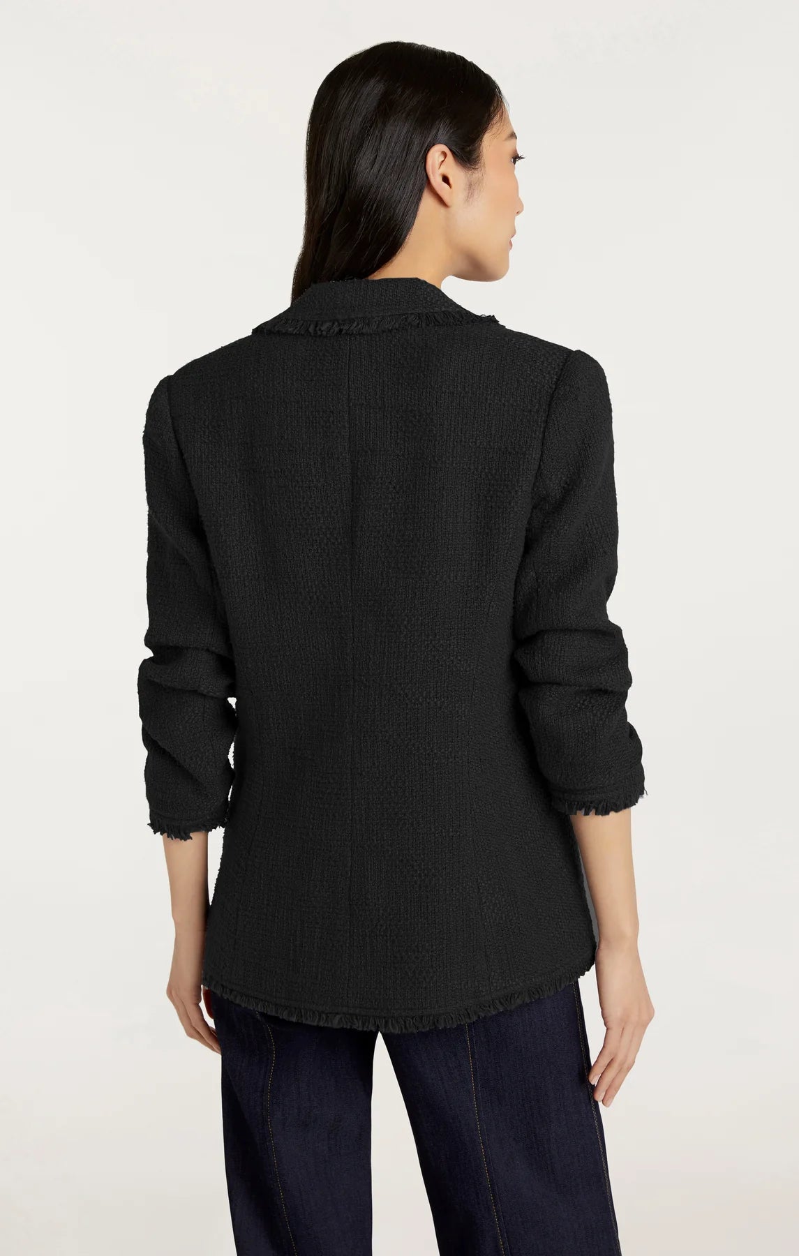 Cinq à Sept Khloe Boucle Blazer in Black