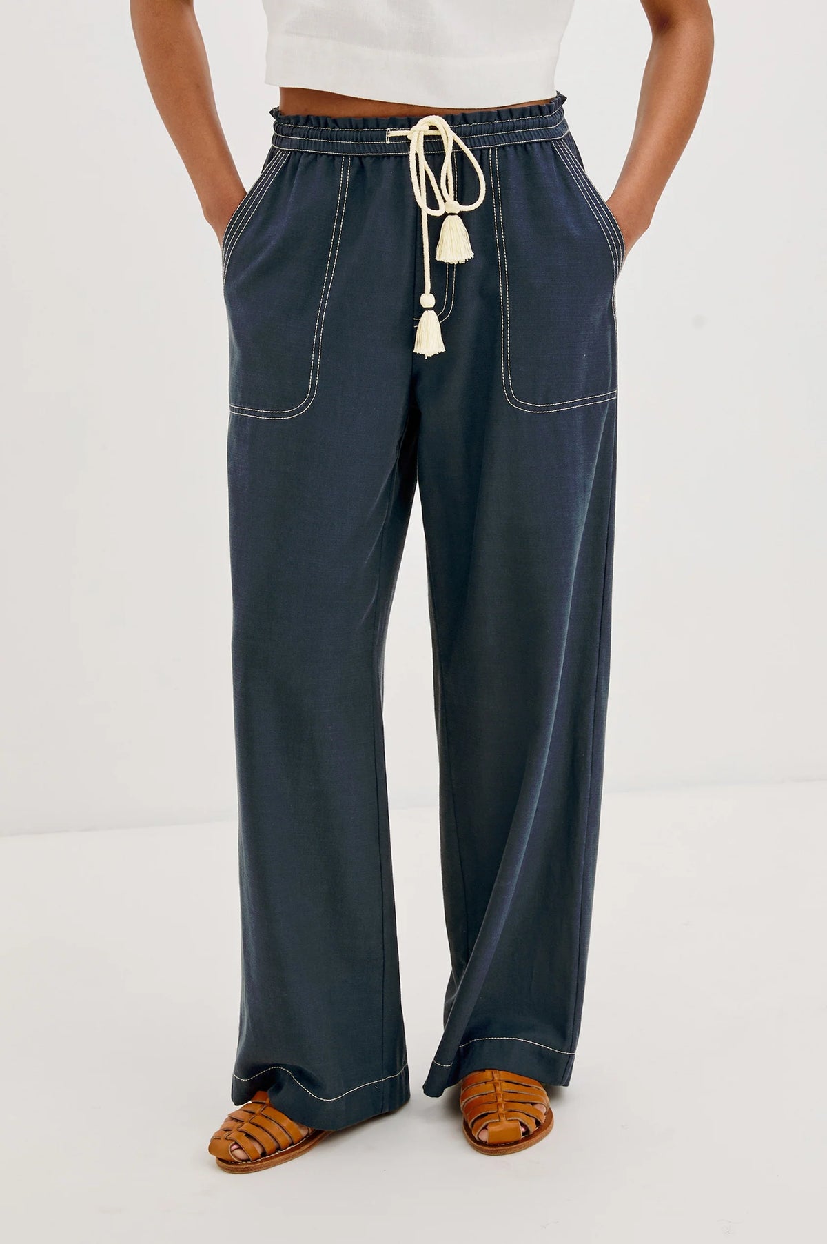 RAILS Campo Trousers in Navy