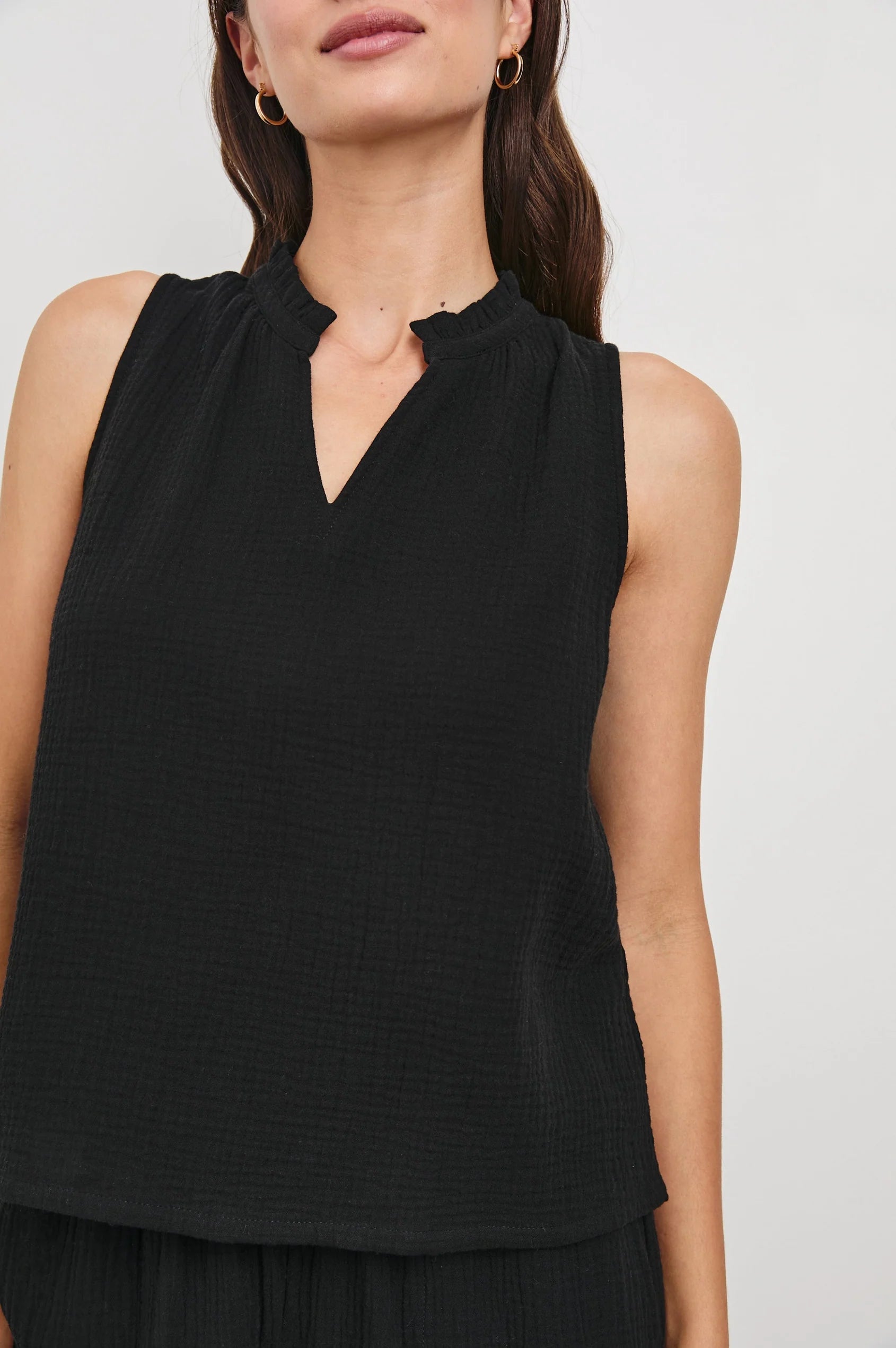 RAILS Christy Top in Black