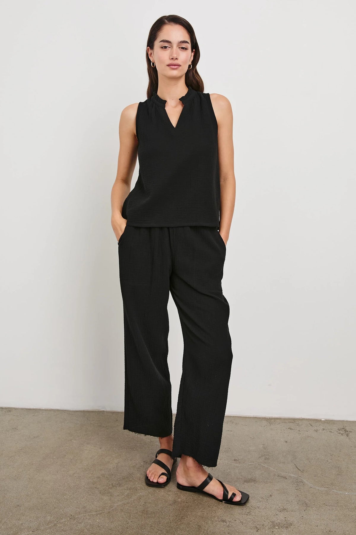 RAILS Christy Top in Black