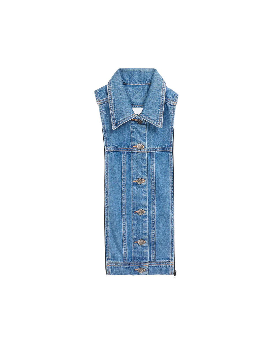 Veronica Beard Slate Dickey in Denim Blue