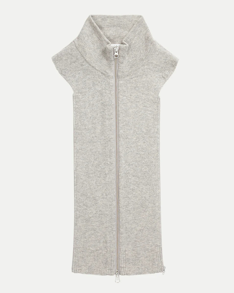 Veronica Beard Cashmere Uptown Dickey in Grey